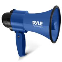 

Pyle PMP31 30W Compact & Portable PA Megaphone Bullhorn Speaker with Siren, Blue
