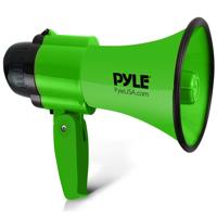 

Pyle PMP32 30W Compact & Portable PA Megaphone Bullhorn Speaker with Siren, Green