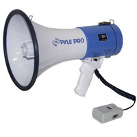 

Pyle PMP50 Professional Piezo Dynamic Megaphone with Siren, 50W Power Output, 1 mile Range