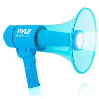 

Pyle PMP66WLT 40W Megaphone PA Bullhorn Speaker with Siren Alarm and Built-in LED Light, Waterproof & Water Resistant