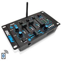 

Pyle PMX7BU 3-Channel Compact Bluetooth DJ MP3 Mixer with USB Flash Reader