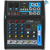 

Pyle PMXU43BT 4-Channel Bluetooth 4.0 Studio Mixer and DJ Controller Audio Mixing Console System