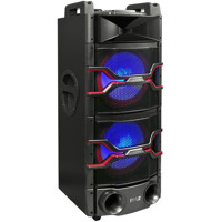 

Pyle PSUFM1235BT 2400W Bluetooth Portable DJ Karaoke System with Party Lights and Mic Recorder
