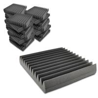 

Pyle PSI18 12x12" Acoustic Studio Recording Foam Wall Tiles, 24 Pack, Charcoal Gray