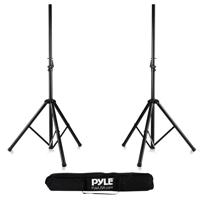 

Pyle PSTK107 3-Section Metal Tripod Stand for Speakers with 35mm Insert, 132 Lbs Capacity, 71" Max Height, Pair