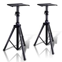 

Pyle PSTND32 3-Section Steel Tripod Stands for Universal Monitor Speakers, Supports 90 Lbs, 53" Max Height, Pair