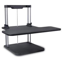 

Pyle PSTNDDSK38 Sitting/Standing Workstation Device Stand with Adjustable Shelf Tray