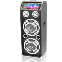 

Pyle 1000 Watts Disco Jam Powered Two-Way Bluetooth Speaker System with Flashing DJ Lights