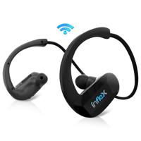 

Pyle PSWP9BTBK InFlex 2-in-1 IPX8 Waterproof Bluetooth MP3 Player with Headphones, Built-In Mic for Hands-Free Calls, Built-In 8GB Memory