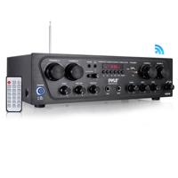 

Pyle PTA42BT 500W 4-Channel Compact Bluetooth Home Audio Amplifier with Stereo Receiver