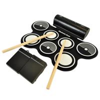 

Pyle PTEDRL14 Roll-Up Electronic Drum Kit with Built-In Speakers and MIDI Capability