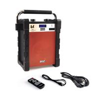 

Pyle PWMABT550 100W Bluetooth Wireless Rugged & Portable Speaker System, Built-in Rechargeable Battery, Orange