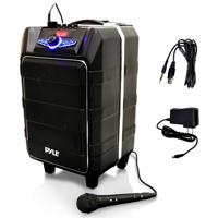 

Pyle PWMA835BT 8" 300W Portable Bluetooth Active PA Speaker System, Includes Wired Handheld Microphone