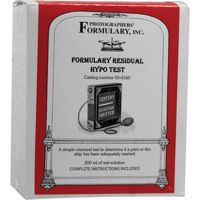 

Photographers' Formulary Residual Hypo Test