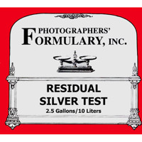 

Photographers' Formulary Formulary Residual Silver Test, Makes 2.5 Gal Solution