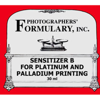 

Photographers' Formulary Sensitizer B for Palladium Printing, 30ml Ferric Oxalate + 0.26g Potassium Chlorate