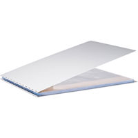

Pina Zangaro Machina A3 Landscape Screwpost Binder with 20 Pro-Archive Sheet Protectors, Aluminum