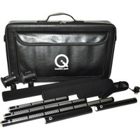 

Que Audio Que Audio The Location Kit 2, Includes 3 Shotgun Microphone Sizes, Windscreens, Dual Microphone X/Y Stereo Bar