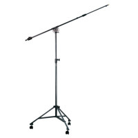 

Quik Lok Height Adjustable Microphone Tripod Studio Boom Stand with Casters