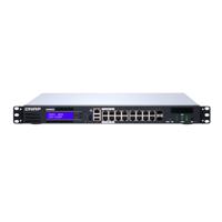 

Qnap QGD-1600P 16-Port Smart Edge PoE Switch with 14x 1GbE RJ45 and 2x 1GbE SFP/RJ45 Combo Ports, Intel Celeron J4115 Quad-Core 1.8GHz, 4GB RAM