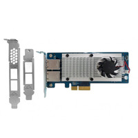 

Qnap Dual-Port 10Gbase-T Network Expansion Card for Tower and Rackmount Models, Desktop Brackets