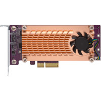 

Qnap QM2 Dual M.2 22110/2280 SATA SSD Expansion Card (PCIe Gen2 x2)