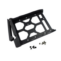 

Qnap TRAY-35-NK-BLK02 HDD Tray for 3.5" & 2.5" Drives without Key Lock, Plastic Construction, Black