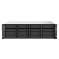 

Qnap TS-1673AU-RP 3U 16-Bay NAS Enclosure, AMD Ryzen V1500B Quad-Core 2.2GHz, 16GB RAM, Redundant Power Supply