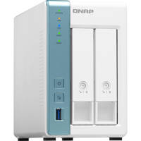 

Qnap TS-231K 2-Bay Personal Cloud NAS Enclosure, Alpine AL-214 Quad-Core 1.7GHz, 1GB RAM, 3.5" SATA Drive Bays