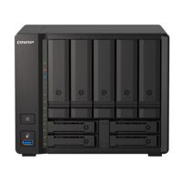 

Qnap TS-H973AX 9-Bay Desktop NAS Enclosure, AMD Ryzen V1500B 4-Core 2.2GHz, 8GB RAM