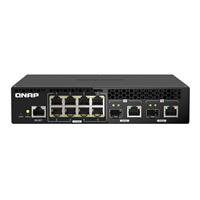 

Qnap QSW-M2108R-2C 10-Port Half-Width Rackmount Management Switch with 8x 10GbE SFP+/RJ45 Combo and 2x 10GbE SFP+