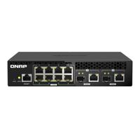 

Qnap QSW-M2108R-2C 10-Port Half-Width Rackmount Management Switch with 8x 10GbE SFP+/RJ45 Combo and 2x 10GbE SFP+