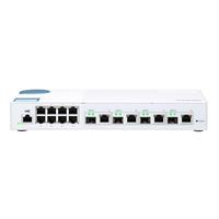 

Qnap QSW-M408-4C 12-Port Managed Switch with 8x 1GbE, 4x 10GbE SFP+/RJ45 Combo Ports and NBASE-T