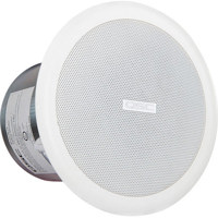 

QSC AcousticCoverage AC-C4T 4" Full Range Ceiling-Mount Loudspeaker, 70Hz-16kHz Frequency Range, 70/100V Transformer with 8 Ohms Bypass, Pair, White