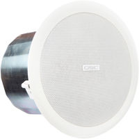 

QSC 6" Two-Way Acoustic Ceiling Mount Loudspeaker with 70/100V Transformer, C-Ring, Rails for Blind Mount, Pair