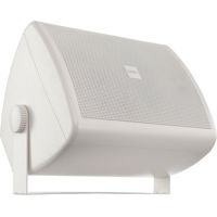 

QSC 4" Two-Way AcousticCoverage Surface Mount Loudspeaker with 70/100V Transformer and Yoke Mount, White, Pair