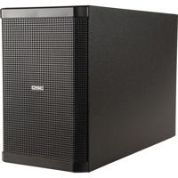

QSC AcousticDesign AD-S28TW 8" Surface Mount Subwoofer, 120Hz Low-pass Filter, 70V/100V Transformer, 8 Ohms Impedance, 42Hz-165Hz Frequency Response