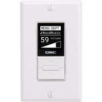 

QSC MP-MFC Decora-Style Multi-Function Wallmount Controller for MP-M Series Zone Mixers, White