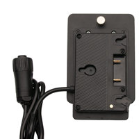

Quasar Science K-Mount Battery Plate with Amphenol 4 Cable, Gold Mount AB