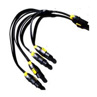 

Quasar Science True1 Cluster Power Adapter, 3 Lamps, Female to Male Edison with Switch