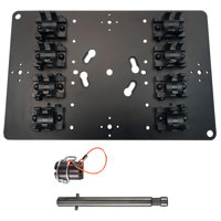 

Quasar Science Quad T8 QuasarPlate, Holds up to Four T8 Linear LED Lamps