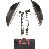 

Quantum 2-Head Flash Kit for Nikon Cameras, Includes 1x Qflash TRIO Basic Flash Head, 1x Qflash T5D-R Flash Head, CoPilot TTL Flash Controller, FreeXwire 7Q TTL Receiver, Turbo 3 Rechargeable Battery & Turbo SC Battery Pack