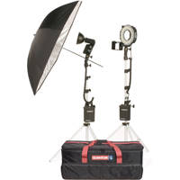 

Quantum 2-Head Hybrid Kit for Canon Camera, Includes OM3 TTL Flash and Video Light, Qflash T5dR Flash and CoPilot Controller