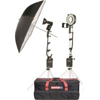 

Quantum 2-Head Hybrid Kit for Nikon Camera, Includes OM3 TTL Flash and Video Light, Qflash T5dR Flash and CoPilot Controller
