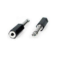 

Remote Audio 3.5mm TS Jack to 1/4" TS Plug Barrel Adapter