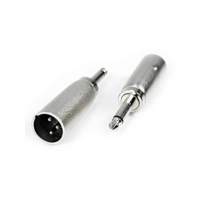 

Remote Audio 1/4" TS Plug to XLR3M Barrel Adapter