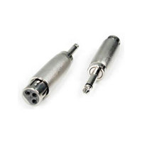 

Remote Audio XLR3F to 1/4" TS Plug Barrel Adapter