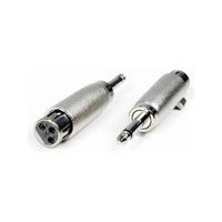 

Remote Audio XLR3F to 1/4" TRS Plug Barrel Adapter