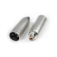 

Remote Audio Phono (RCA) Jack to XLR3M Barrel Adapter