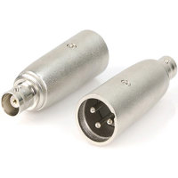 

Remote Audio BNC Jack to XLR3M Barrel Adapter